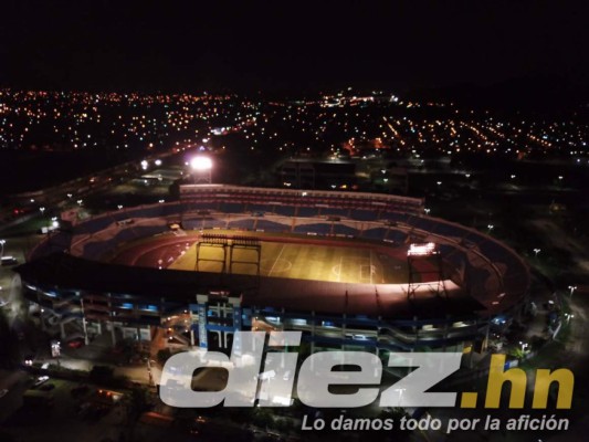¡ESPECTACULAR! Así luce el estadio Olímpico previo al Honduras-EUA