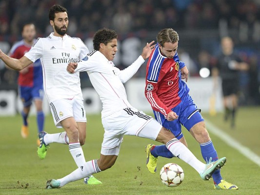 Real Madrid derrota al Basilea 1-0 en la Liga de Campeones europea