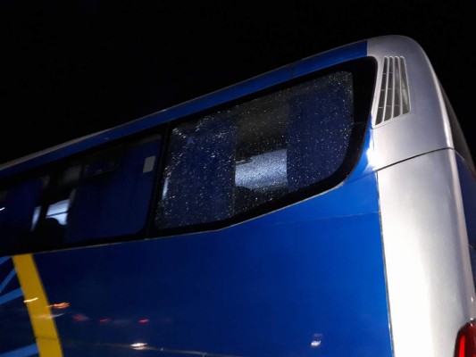 FOTOS: Así quedó el bus del Marathón tras ataque sufrido en Comayagua