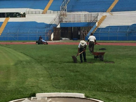 ¡ESPECTACULAR! Así pulen el estadio Olímpico para los juegos del hexagonal