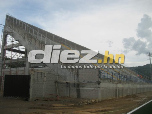 FOTOS: Así está el estadio de Choluteca, sede del Motagua-Olimpia