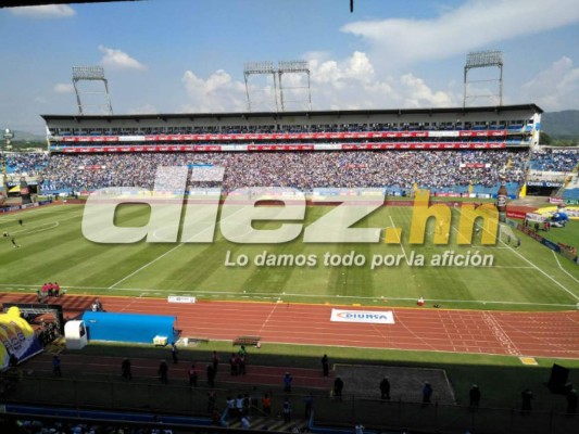 ¡NO HUBO LLENAZO! Afición no llenó el Olímpico para el Honduras-EEUU