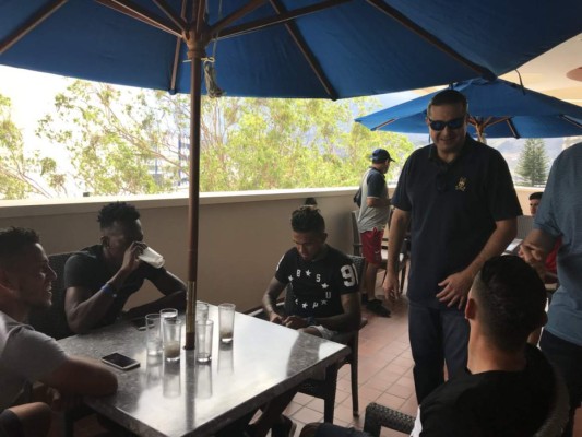 Así se la pasaron Motagua y Marathón un día antes de la ida de final