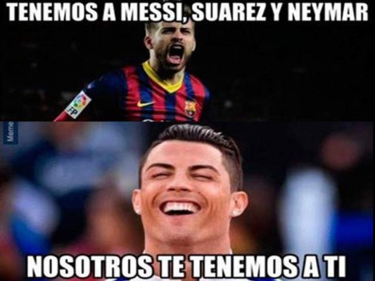 Memes del clásico Barcelona-Real Madrid que no pasan de moda