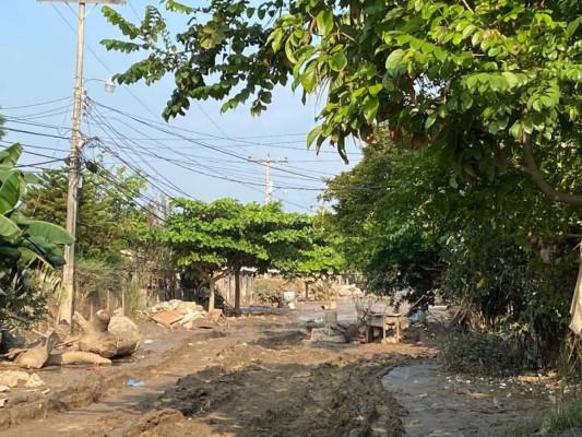 Así se encuentran las colonias de La Lima y Chamelecón tras el huracán Eta