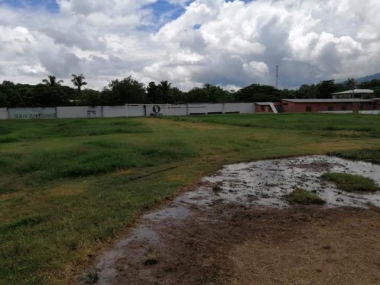 ¡Irreconocible! Así luce la cancha del Estadio Argelio Sabillón de Santa Bárbara