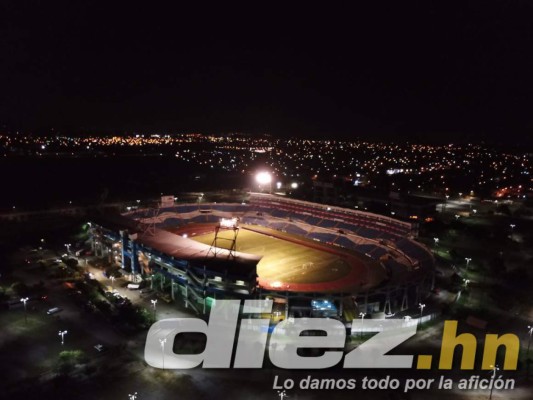 ¡ESPECTACULAR! Así luce el estadio Olímpico previo al Honduras-EUA