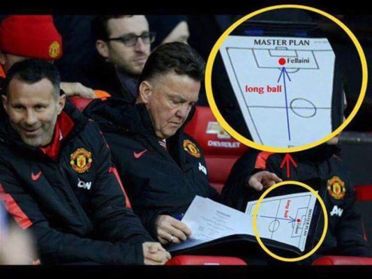 Van Gaal es víctima de memes a la espera de oficializar su adiós de Manchester United