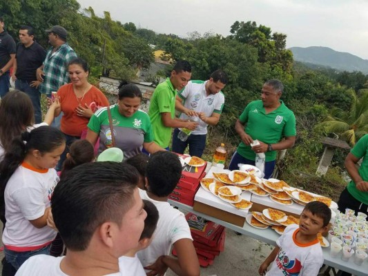 ¡Ejemplar! Olimpia y Platense realizan labor social antes de juegos de Copa Presidente