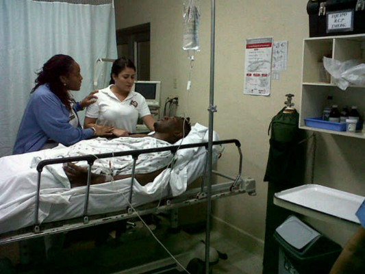 John Bodden, herido de bala en La Ceiba