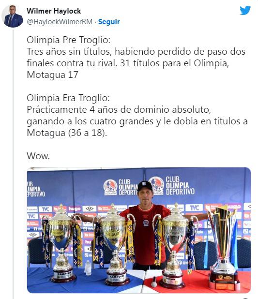 Periodistas hondureños reaccionan tras el título 36 de Olimpia ante Olancho FC: “Liga predecible y pequeña para Troglio”