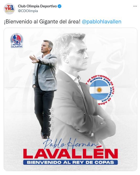 ¿Podrá conseguir el Penta? Así reaccionó la prensa de Honduras e internacional sobre la llegada de Pablo Lavallén a Olimpia