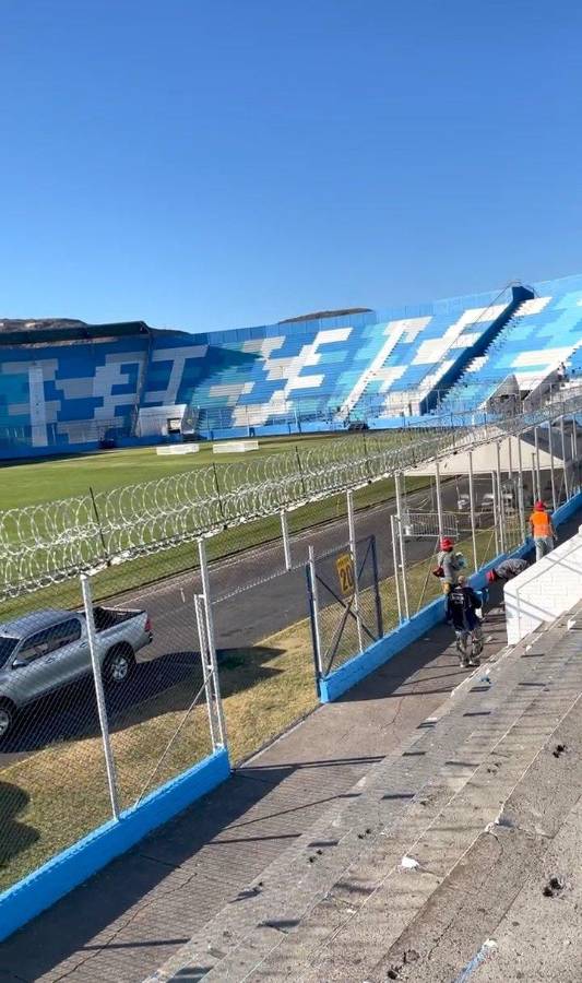 Maquillado y sin sillas: Así luce el estadio Nacional de Tegucigalpa previo a la toma de posesión de Xiomara Castro