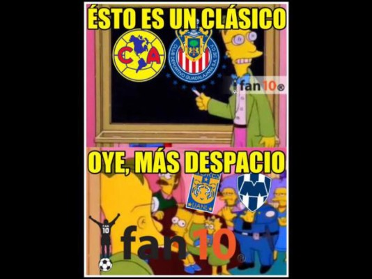 Los memes más divertidos que dejó el clásico América-Chivas