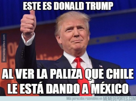 Los memes que dejó la aplastante derrota e México ante Chile