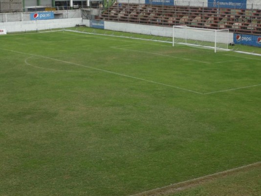 FOTOS: Así está la cancha del Excélsior que ha soportado intensas lluvias