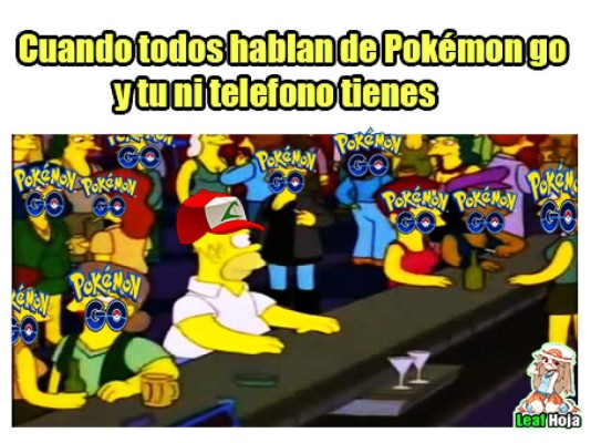 Los memes que desató la fiebre por jugar Pokemon Go
