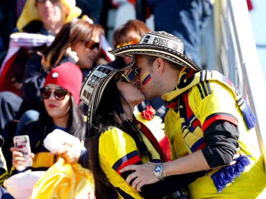 Las mejores imágenes del ambiente del Colombia vs Venezuela.