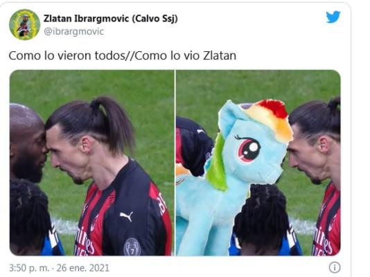 Crueles: Los memes que dejó el feroz cruce entre Zlatan Ibrahimovic y Lukaku en el derbi