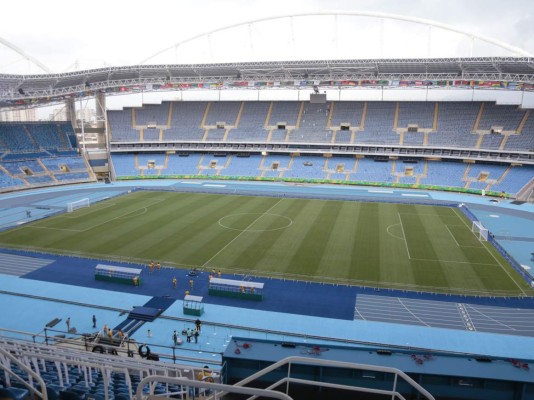 Así de bello luce el estadio Engenhão, donde debutará Honduras