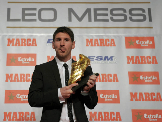 Lionel Messi recibió la Bota de Oro.