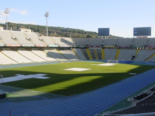 Así es el estadio Olímpico de Montjuic de Barcelona, lugar donde jugará la selección de Honduras