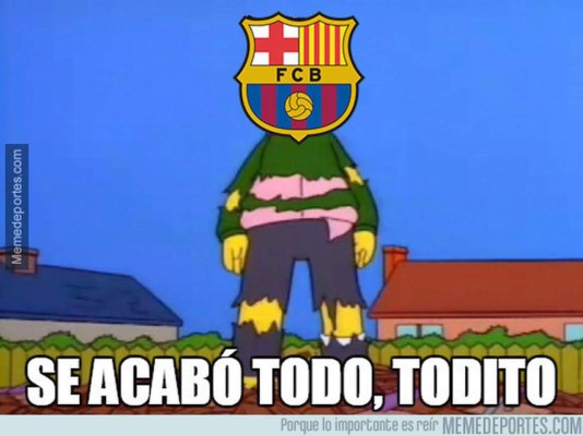 Barcelona puede terminar jugando en la Europa League y no se salvan de los memes