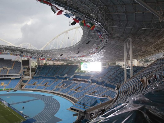 Así de bello luce el estadio Engenhão, donde debutará Honduras