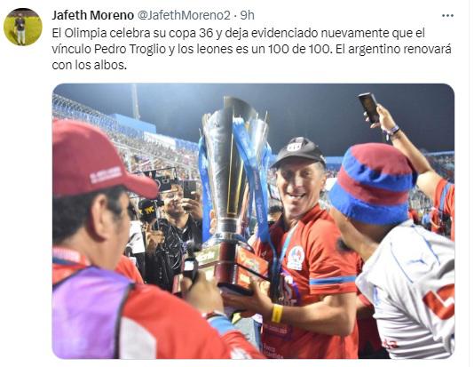 Periodistas hondureños reaccionan tras el título 36 de Olimpia ante Olancho FC: “Liga predecible y pequeña para Troglio”
