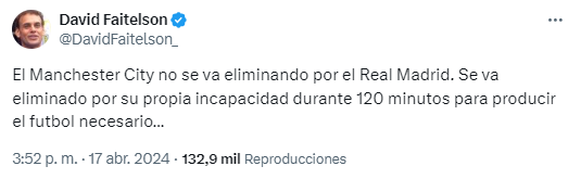 ”No tiene sentido”: lo que dicen los jugadores y medios del triunfo del Real Madrid sobre el City en Champions
