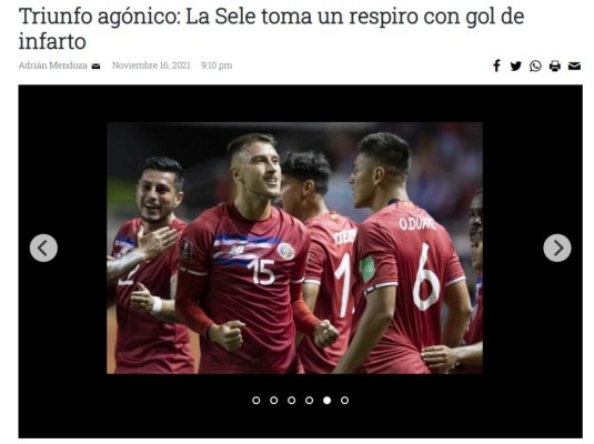 Hincaron a la 'H': lo que dicen en Costa Rica tras resucitar y acabar con el sueño de Honduras rumbo a Qatar