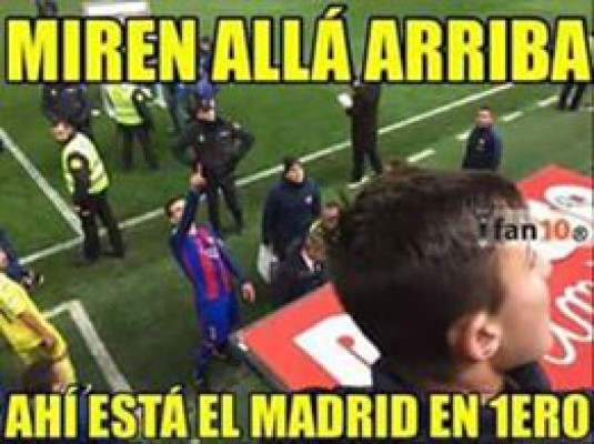 Triunfo de Real Madrid ante Villarreal destroza al Barcelona con memes