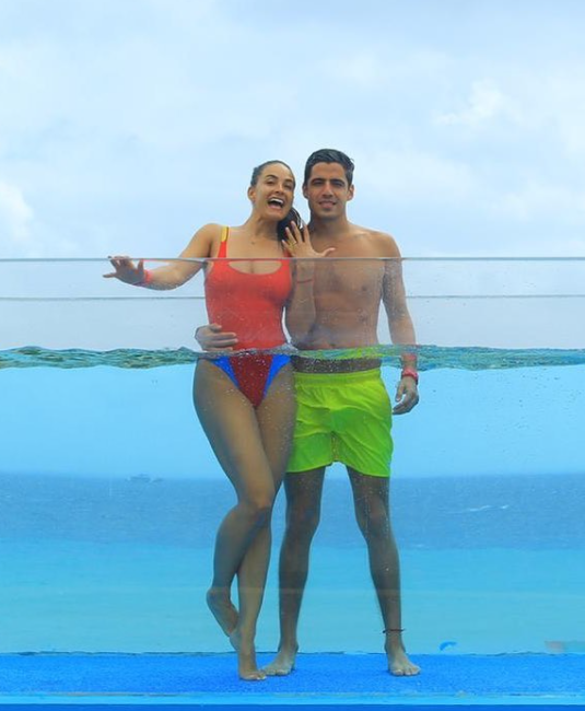 Narrador de TUDN revela cómo conquistó a la preciosa Gina Holguín: ‘‘Ella es mayor seis años, pero desde que la vi fue mi crush’’