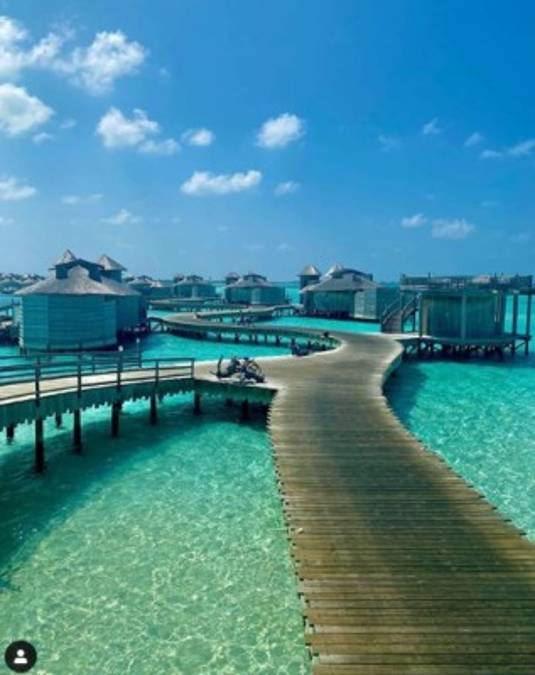 La costosa luna de miel de un crack del Manchester United y su esposa en las Maldivas