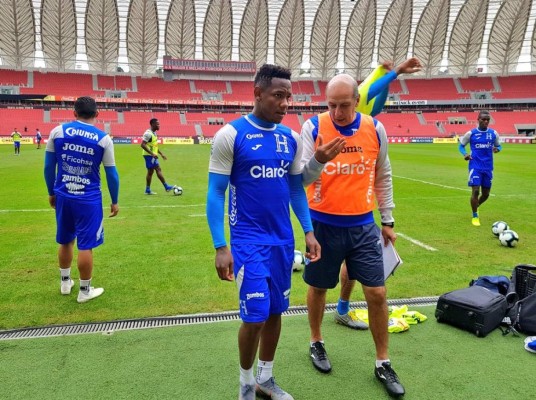 FOTOS: El entreno de Honduras en el Beira-Río previo al juego ante Brasil