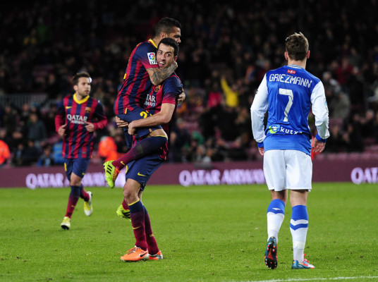 Barcelona sacó ventaja, ganó 2-0 a la Real Sociedad