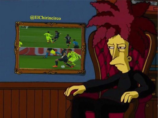 David Luiz, víctima de memes tras humillaciones de Luis Suárez