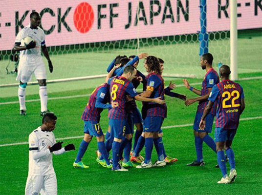 Barcelona por el mundial de Clubes.