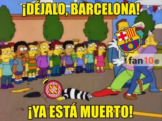 MEMES: Hacen pedazos al Girona del Choco tras la paliza recibida por el Barça