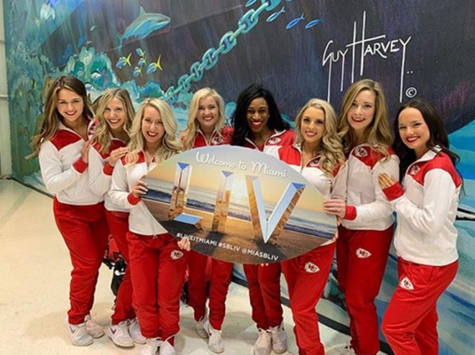 Las cheerleaders de los Chiefs y de los 49ers que van a deslumbrar en el Super Bowl