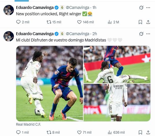 Bellingham tira dardo a Lamine Yamal y la reacción de Endrick: el festejo del Real Madrid tras imponerse al Barcelona