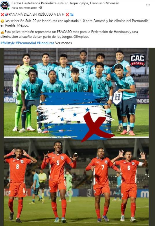 Tremendo horror: señalan al culpable del papelón de Honduras en la Sub-20