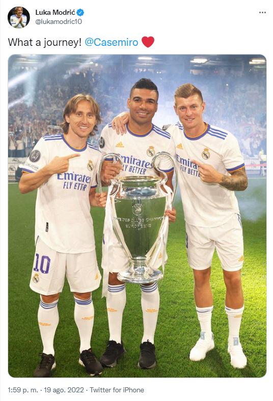 El Whatsapp de la novia de Fede Valverde a Casemiro para que se quedara en el Real Madrid y las emotivas cartas de Kroos y Modric