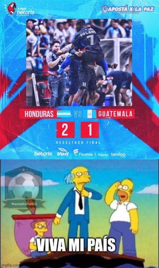 Los divertidos memes que dejó el triunfo de Honduras ante Guatemala con Edwin Solani de protagonista