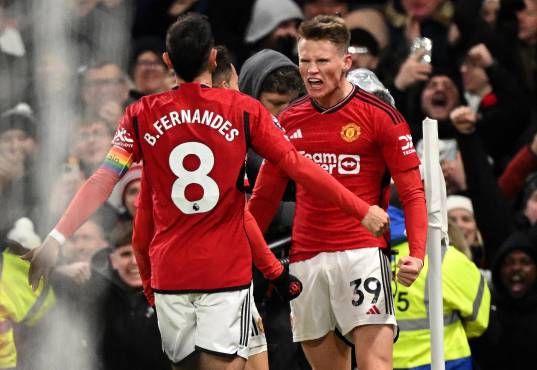 Con cinco goles, el mediocampista Scott McTominay es el máximo goleador del Manchester United en Premier LEague.