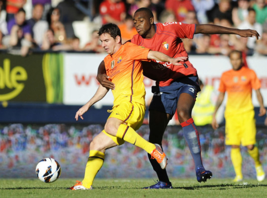 Messi resucita al Barcelona en cinco minutos.