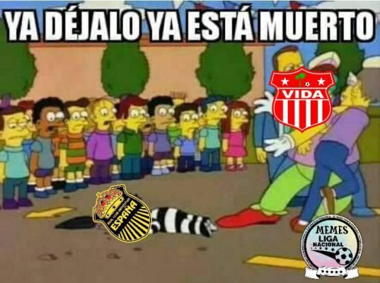 Los memes humillan al Real España tras perder ante el Vida y Olimpia tampoco se salva