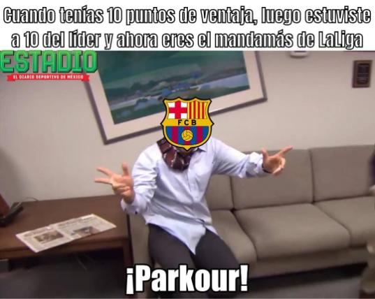 ¡Explotaron las redes! Barcelona tomó el liderato de LaLiga y los memes masacran al Real Madrid