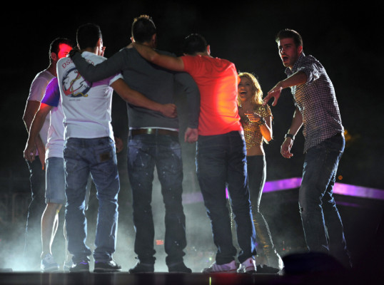 Shakira puso a bailar al Barcelona