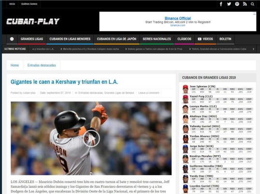 Mauricio Dubón y lo que dicen los medios internacionales sobre su momento con los Gigantes